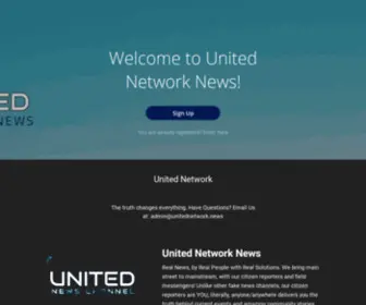 Unitednetwork.news(UNITED NETWORK) Screenshot