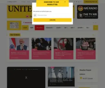 Unitednripost.com(Nri Post) Screenshot