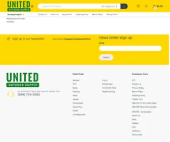 Unitedoutdoorsupply.com(Everything Outdoors) Screenshot