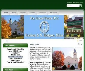 Unitedparishucc.org(United Parish UCC of Harrison and North Bridgton) Screenshot