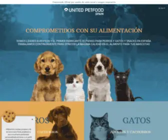 Unitedpetfood.es(Pienso Compy de Mercadona para perros) Screenshot