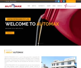 Unitedpetrochem.com(Automax, United Petro Chem Pvt) Screenshot