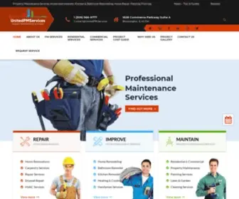 Unitedpm.services(United PM Services Property Maintenance Home Repair Renovation Remodel) Screenshot