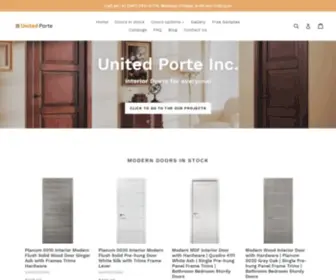 Unitedporte.us(Doors modern style online shop in the us ✅ 25 years of experience ✅ our company) Screenshot