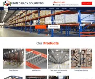 Unitedracksolutions.com(United Rack Solutions) Screenshot