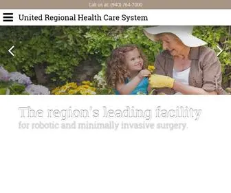 Unitedregionalhealth.org(WordPress) Screenshot