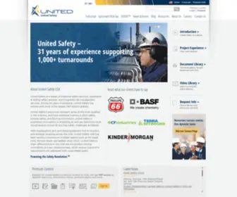 Unitedsafety.net(Global safety solutions provider in the Oil & Gas industry) Screenshot