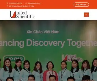 Unitedscientific.com.vn(Nhất) Screenshot