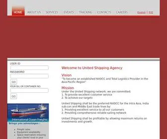 Unitedshippingagency.net(United Shipping Agency) Screenshot