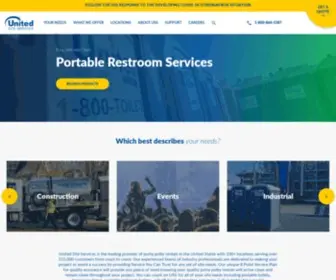Unitedsiteservices.com(United Site Services) Screenshot