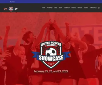 Unitedsoccershowcase.org(United Soccer Showcase Fleming Island Florida) Screenshot