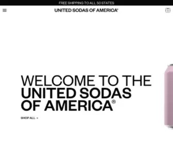 Unitedsodas.com(United Sodas) Screenshot