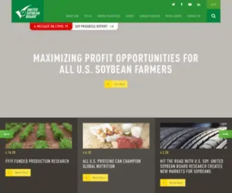 Unitedsoybean.org(United Soybean Board (USB)) Screenshot