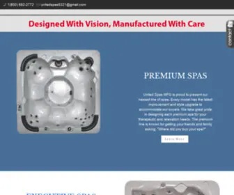 Unitedspasmfg.com(Direct from the manufacturer to you. United Spas mfg) Screenshot