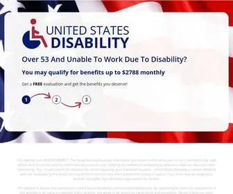 Unitedstatesdisability.com(United States Disability) Screenshot