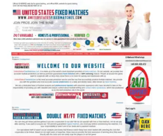 Unitedstatesfixedmatches.com(Sure Fixed Matches & Free Daily Predictions) Screenshot