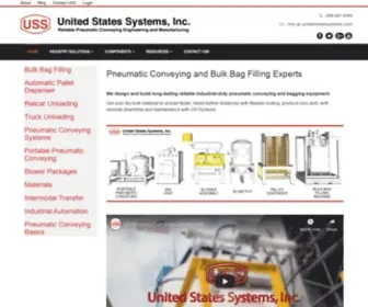 Unitedstatessystems.com(Pneumatic Conveying) Screenshot