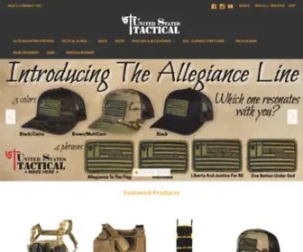 Unitedstatestactical.com(Tactical Gear Made in the USA using military grade components) Screenshot