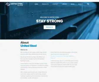 Unitedsteel.co.nz(Steel Supplier) Screenshot