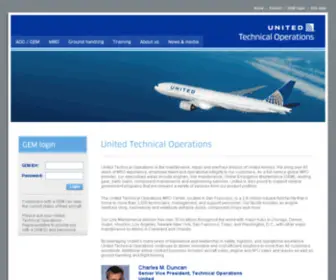 UnitedsvCS.com(United Technical Operations) Screenshot