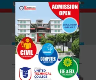 Unitedtechnicalcollege.edu.np(United Technical College) Screenshot