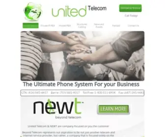 Unitedtelecom.ca(United Telecom) Screenshot