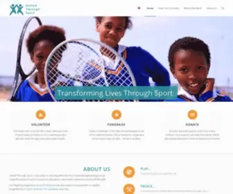 Unitedthroughsport.org(Transforming Lives Through Sport) Screenshot