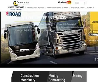 Unitedtractors.com(United Tractors) Screenshot