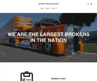 Unitedtruckssales.com(United Trucks Sales) Screenshot