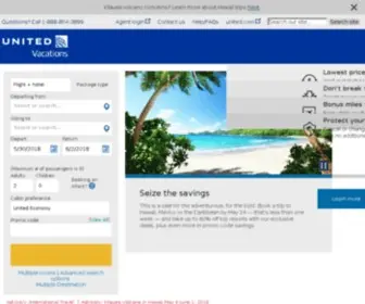Unitedvacations.com(United Vacations is the full service vacation brand of United Airlines®) Screenshot