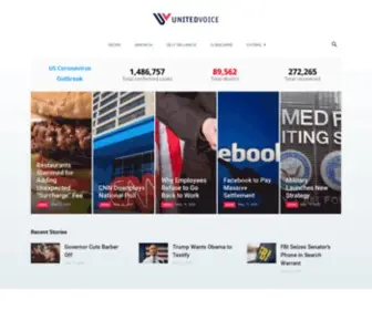 Unitedvoice.com(United Voice) Screenshot