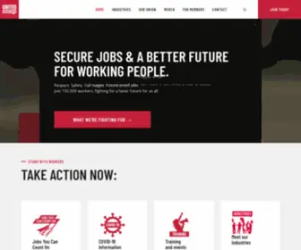 Unitedvoice.org.au(Take action for working people) Screenshot