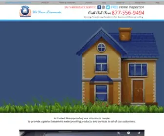 Unitedwaterproofingnj.com(United Waterproofing) Screenshot