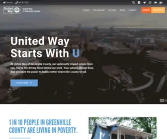 Unitedwaygc.org(United Way of Greenville County) Screenshot