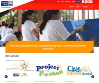 Unitedwaymumbai.org(United Way of Mumbai) Screenshot