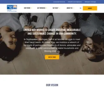 Unitedwaysem.org(United Way for Southeastern Michigan) Screenshot