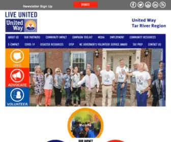 Unitedwaytrr.org(United Way Tar River Region) Screenshot