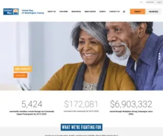 Unitedwaywashco.org(United Way of Washington County) Screenshot