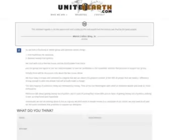 Uniteearth.com(Unite Earth) Screenshot