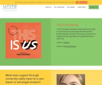 Unitefoundation.co.uk(Unite Foundation) Screenshot