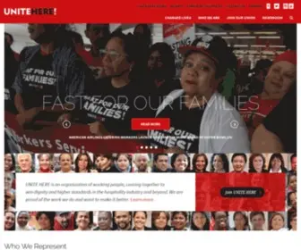 Unitehere.org(We are one Union) Screenshot