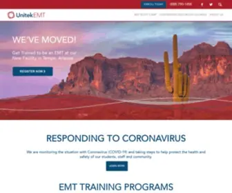 Unitekeducation.com(EMT Training) Screenshot