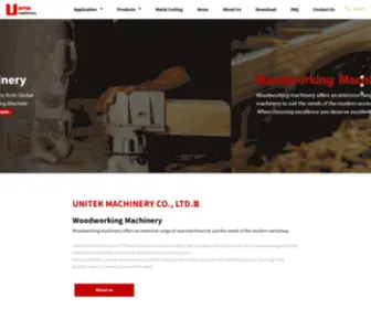 Unitekmachinery.com(UNITEK Woodworking Machinery) Screenshot