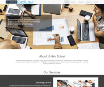 Uniteksolusi.com(Unitek Solusi) Screenshot