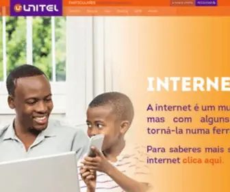 Unitel.co.ao(Unitel) Screenshot
