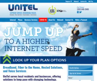 Unitelme.com(Broadband, Fiber to the Home, Hosted Solutions, and Voice Services) Screenshot