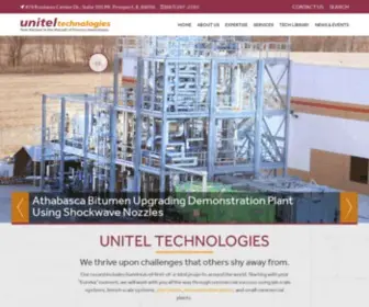 Uniteltech.com(Unitel Technologies thrives upon challenges) Screenshot