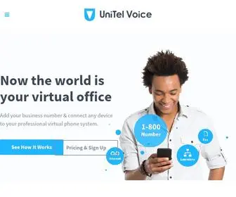 Unitelvoice.com(UniTel Voice) Screenshot