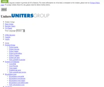 Unitersgroup.com(Home Italian) Screenshot