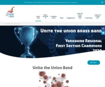 Unitetheunionbrassband.org.uk(Unite Brassband) Screenshot